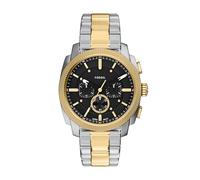 Fossil Orologio cronografo da uomo in acciaio inossidabile, Argento/Oro/Nero, 44MM