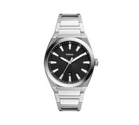 Fossil - Orologio da uomo Fossil Everett a 3 lancette, cassa 42 mm, movimento al quarzo, cinturino in acciaio inossidabile