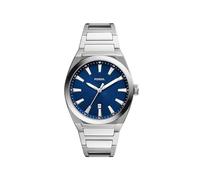 Fossil - Orologio da uomo Fossil Everett a 3 lancette, cassa 42 mm, movimento al quarzo, cinturino in acciaio inossidabile