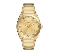 Fossil Everett orologio da uomo, movimento al quarzo, con bracciale in acciaio o cinturino in pelle, Tono oro
