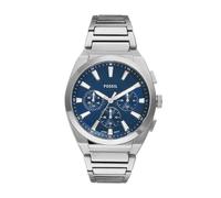 Fossil Orologio Everett da uomo, Movimento cronografo al quarzo con cinturino in acciaio inossidabile o in pelle