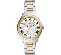 FOSSIL Orologio Gilmore per donna, Movimento al quarzo a tre lancette con cinturino in acciaio inossidabile o in pelle, Argento E Oro