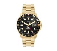 FOSSIL Uomo Orologio analogico oro / rosso / nero, Taglia One Size