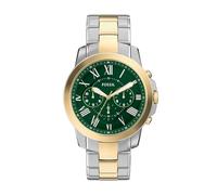 Fossil Orologio Grant da Uomo, movimento cronografo al quarzo con cinturino in acciaio inox