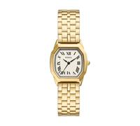 FOSSIL Orologio Harlow da donna, movimento al quarzo a tre lancette con cinturino in acciaio inossidabile o in pelle, Oro Caramello