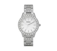 Fossil Orologio Jesse da donna, movimento al quarzo a tre lancette con cinturino in acciaio inossidabile, Tono argento e glitter