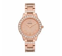 Fossil Orologio Jesse da donna, movimento al quarzo, cassa in acciaio inossidabile oro rosa 34 mm con bracciale in acciaio inossidabile, ES3020