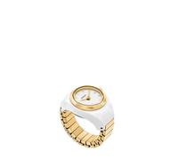 Fossil Orologio minimalista in pelle a tre lancette - FS5756, Oro/Bianco, one size, vestito