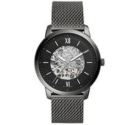 Fossil Orologio Neutra Automatic da uomo, movimento automatico, cassa in acciaio inossidabile fumé da 44 mm con bracciale in acciaio inossidabile, ME3185, Grigio scuro