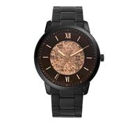 Fossil Orologio Neutra Automatic da uomo, movimento automatico, cassa in acciaio inossidabile nero da 44 mm e bracciale in acciaio inossidabile, ME3183, Nero