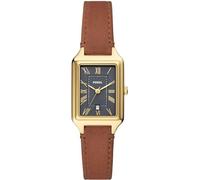 Fossil Orologio Raquel da donna, Movimento al quarzo a tre lancette con cinturino in pelle, 23 mm, Marrone e oro