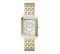 Fossil Orologio Raquel per donna, Movimento al quarzo a tre lancette con cinturino in acciaio inossidabile, Tono Argento E Tono Oro, 26 mm