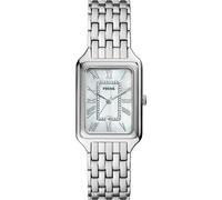 Fossil Orologio Raquel per donna, Movimento al quarzo a tre lancette con cinturino in acciaio inossidabile, Tono Argento E Tono Perla, 26 mm