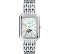 FOSSIL Orologio Raquel per donna, Movimento al quarzo a tre lancette con cinturino in acciaio inossidabile, Tono Argento, 29 mm