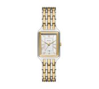 FOSSIL Orologio Raquel per donna, Movimento al quarzo a tre lancette con cinturino in acciaio inossidabile, Oro Seppia, 23 mm