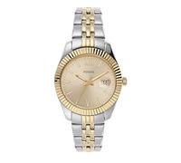 Fossil Orologio Scarlette da donna, 38 mm Movimento al quarzo con data a tre lancette e cinturino in acciaio inossidabile