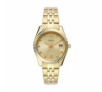 Fossil Orologio Scarlette da donna, 38 mm Movimento al quarzo con data a tre lancette e cinturino in acciaio inossidabile