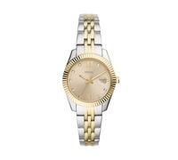 Fossil Orologio Scarlette Mini a tre lancette con data in acciaio inox - ES5061, Argento/Oro, One Size, Scarlette
