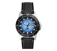 Orologio Uomo FOSSIL BLUE FS5960 Pelle Nero Blu Sub 100mt
