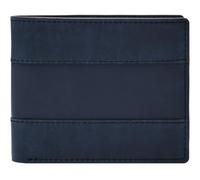 Fossil porta carte di credito Everett Bifold Flip ID Insignia Blue blu scuro
