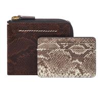 FOSSIL porta carte di credito Westover Large Zip Bifold Mocha