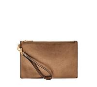 Fossil Portafoglio da polso in pelle o poliestere da donna, 22.2 cm L x 0.6 cm W x 14.6 cm H, Oro