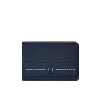 Fossil Portafoglio da uomo con tasca frontale, blu navy, taglia unica, portafoglio con tasca frontale