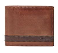 Fossil Portafoglio da Uomo Quinn - Bifold 100% Pelle Marrone, 11.5 cm L x 2 cm L x 9 cm H, ML3644200