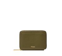 Fossil Portafoglio Logan Bi-Fold da donna, verde, XS
