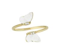 Fossil Radiant Wings Anello Aperto Oro Circuito 52 Mm Jf04423710 - Anello