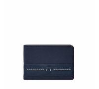 Fossil Rowan Uomo Set di portafogli in pelle o poliestere, 11.43 cm L x 1.27 cm W x 7.62 cm H, Blu