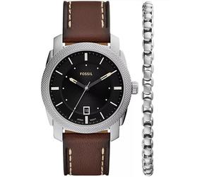 Fossil Set Regalo Machine Fs6081Set + Braccialetto - Set orologio