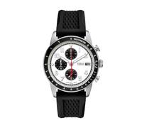 Fossil Sport Tourer Orologio da Uomo, Movimento al quarzo con Cinturino in acciaio inossidabile o in pelle, Bianco sporco