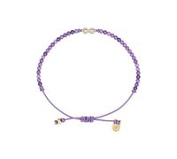 Fossil Sutton Bracciale da Donna in Ottone Viola con Perline, JA7324710