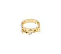 Fossil Sutton JA73047109 - Anello da donna in ottone dorato
