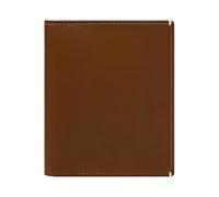 Fossil Westover Portafoglio/cartellino in pelle o poliestere per uomo, 11.43 cm L x 1.91 cm W x 14.27 cm H, Marrone opaco