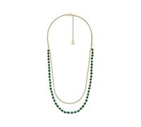 Fossil Women's Beads and Stainless Steel with lobster clasp closure multi layered necklace