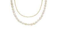 Fossil Collana da donna Heritage Gold in acciaio inox JF04728710, Length: 406mm+50mm, Width: 4.5mm, Height: 4mm, Acciaio inossidabile, Nessuna pietra preziosa