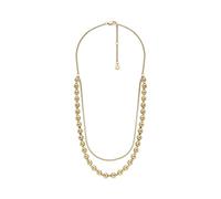 Fossil JA7248710 - Collana da donna in acciaio inox, colore: Oro, Length: 410mm+50mm, Width: 6mm, Acciaio inossidabile, Nessuna pietra preziosa, Oro Miele