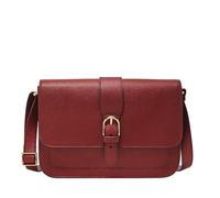 Fossil Zoey borsa da donna, borsa a tracolla grande in pelle rossa, L: 25,4 cm, L: 7,6 cm, H: 17,8 cm, ZB1935602