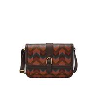 Fossil Zoey Borsa in pelle, cotone o poliestere da donna, Multicolore, 25.4cm L × 7.62cm W × 17.78cm H