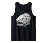 Fossile di Dunkleosteus - Arte del Teschio di Pesce Placoderma del Devoniano Canotta