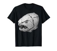 Fossile di Dunkleosteus - Arte del Teschio di Pesce Placoderma del Devoniano Maglietta
