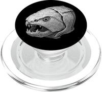 Fossile di Dunkleosteus - Arte del teschio di pesce Placoderma del Devoniano PopSockets PopGrip per MagSafe