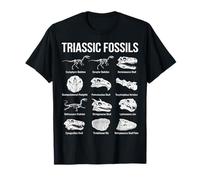 Fossili Triassici Paleontologia Scientifica Arte Maglietta