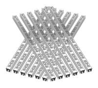 Fosso di drenaggio a forma di U in acciaio inossidabile - di drenaggio francese sottile | Coperture for drenaggio a valle da 6/8/12 pezzi(7x5cm 12pack)