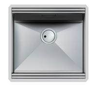 Foster 1013 850 Milano Lavello monovasca sottotop 51 cm acciaio spazzolato