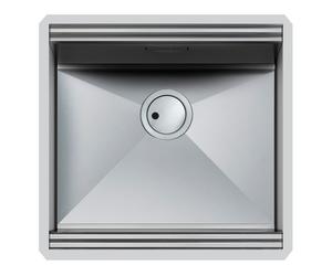 Foster 1013 850 Milano Lavello monovasca sottotop 51 cm acciaio spazzolato