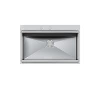 Foster Lavello a una vasca 1034 050 finitura acciaio inox da 80.6x52 cm