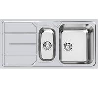 FOSTER 1197161 LAVELLO INOX 2 VASCHE S1000 STD INOX 97 CM VERSIONE DX
